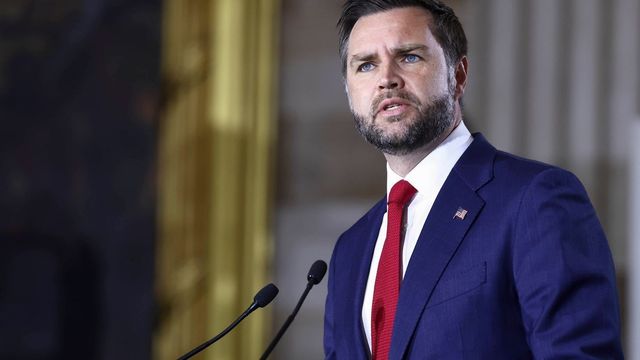JD Vance campaigning at MAGA super PAC event in Michigan with John James, Mike Rogers